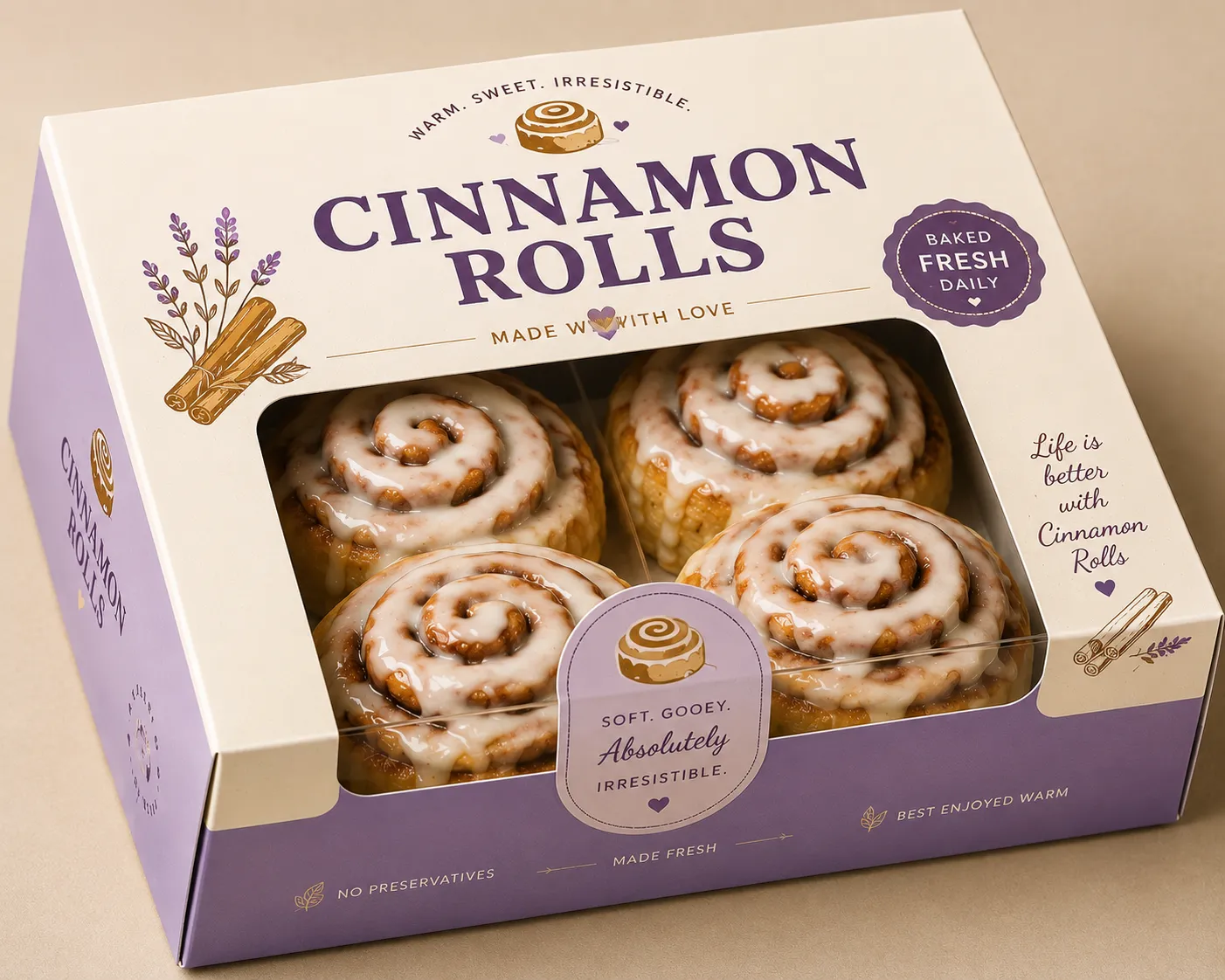 What Makes the Best Packaging for Cinnamon Rolls?